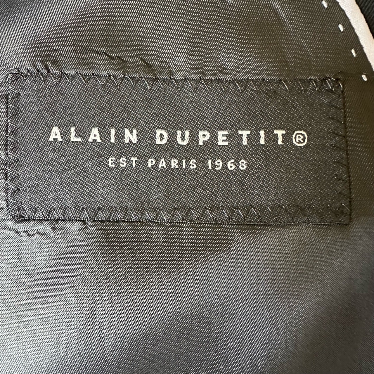 Nwt Alain Dupetit Paris Black Notched Lapel Men’s Sport Jacket — image 5 of 8